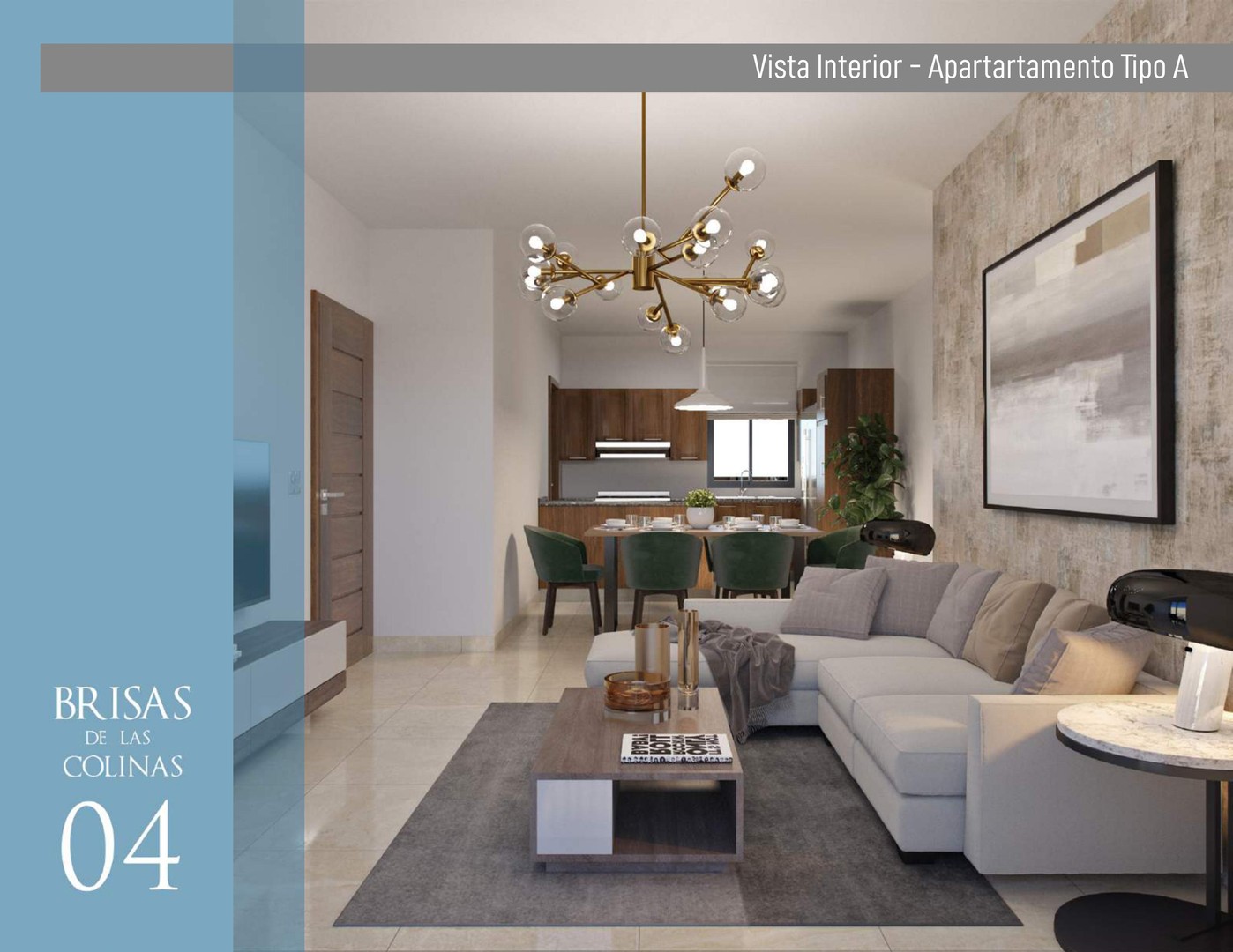 apartamentos - Apartamento en ventas en el proyecto Brisas de las Colinas 4, Santo Domingo 2