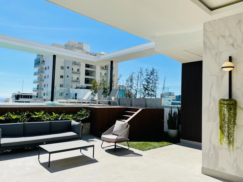 apartamentos - ALQUILO Piso 6 Amueblado Full En Naco 5