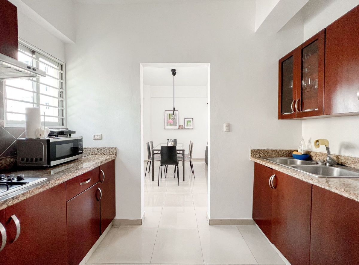 apartamentos - Naco, Coqueto y Funcional Apartamento Familiar Amueblado. 4