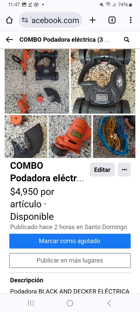 otros electronicos -  COMBO PODADORA + EXTENSIONES + ADAPTADOR 1
