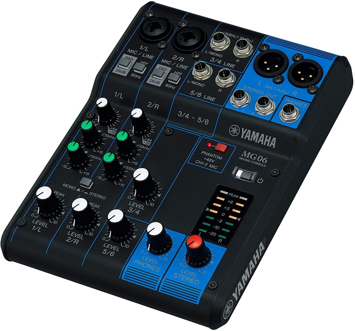instrumentos musicales - Mixer Yamaha MG06X nuevo