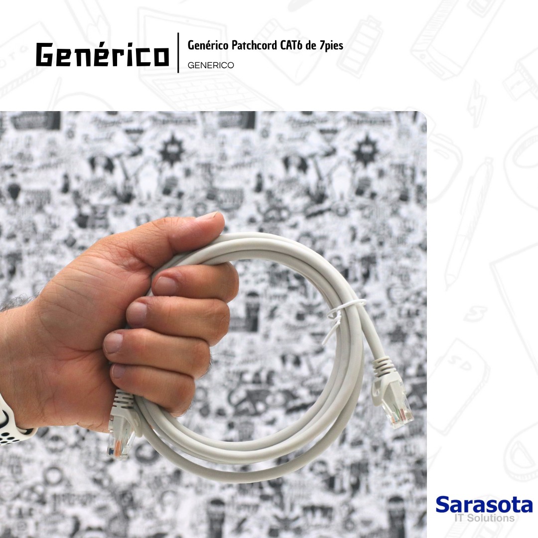 accesorios para electronica - Patch Cord RJ45 CAT6 de 7 pies 1