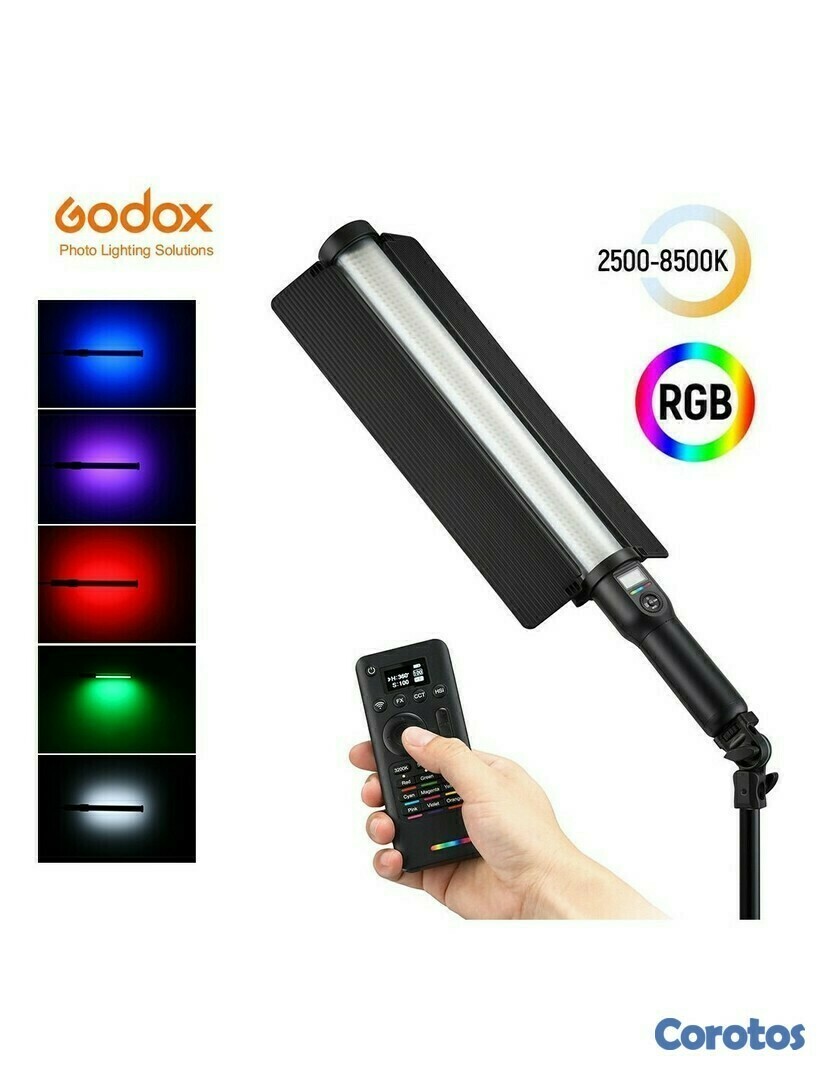 accesorios para electronica - Lampara de mano rgb recargable. 1