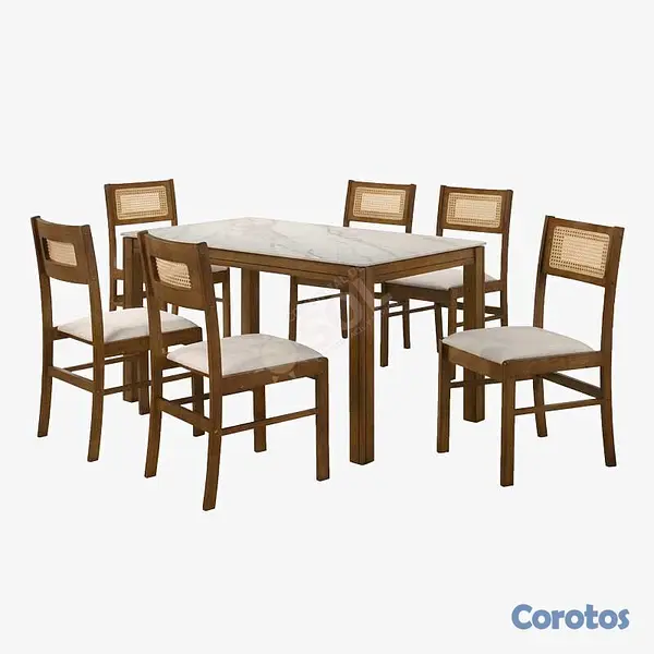 muebles y colchones - Juego de Comedor Ref MH92500-62477 de 6 Sillas Mar
