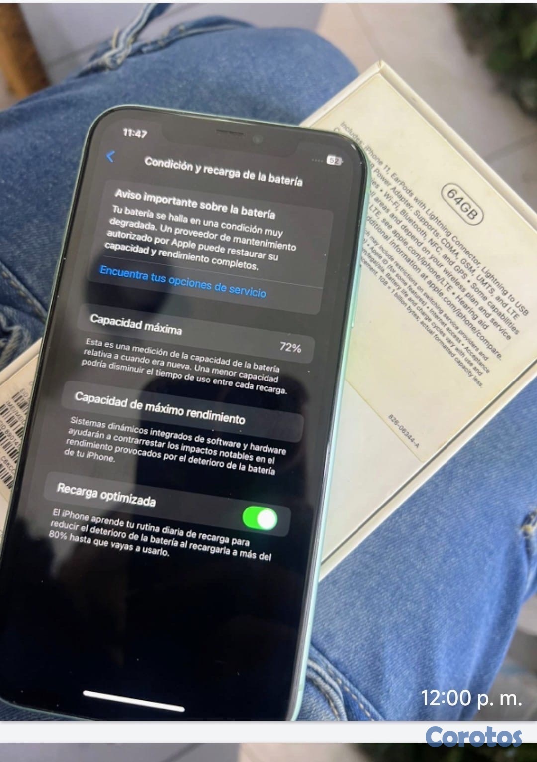 celulares y tabletas - Vendo IPhone 11  2