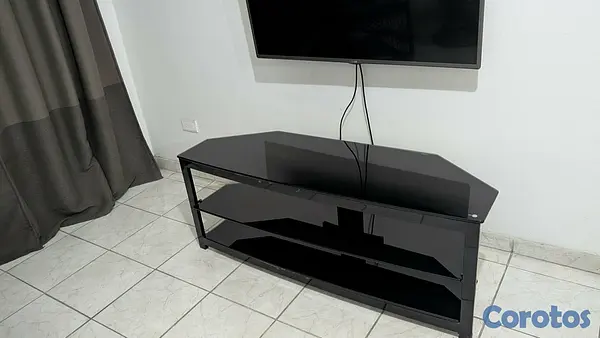 muebles y colchones - Mesa de TV (Cristal Templado) 3