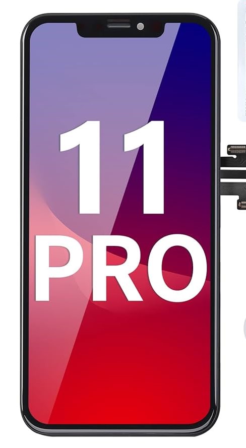 celulares y tabletas - Pantalla de Iphone 11 pro, intalada