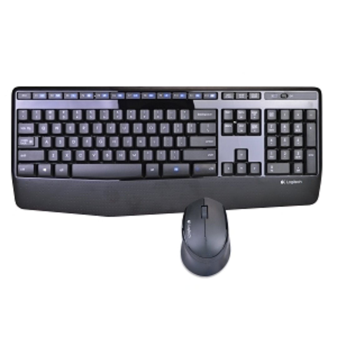 computadoras y laptops - TECLADO MOUSE LOGITECH MK345 USB WIRELESS RECEIVER 2.4GHZ WIRELESS, 2