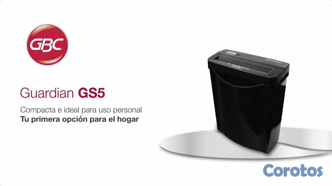 impresoras y scanners - TRITURADORA GBC GUARDIAN GS5 PARA 5 PAGINAS ALA VEZ  3