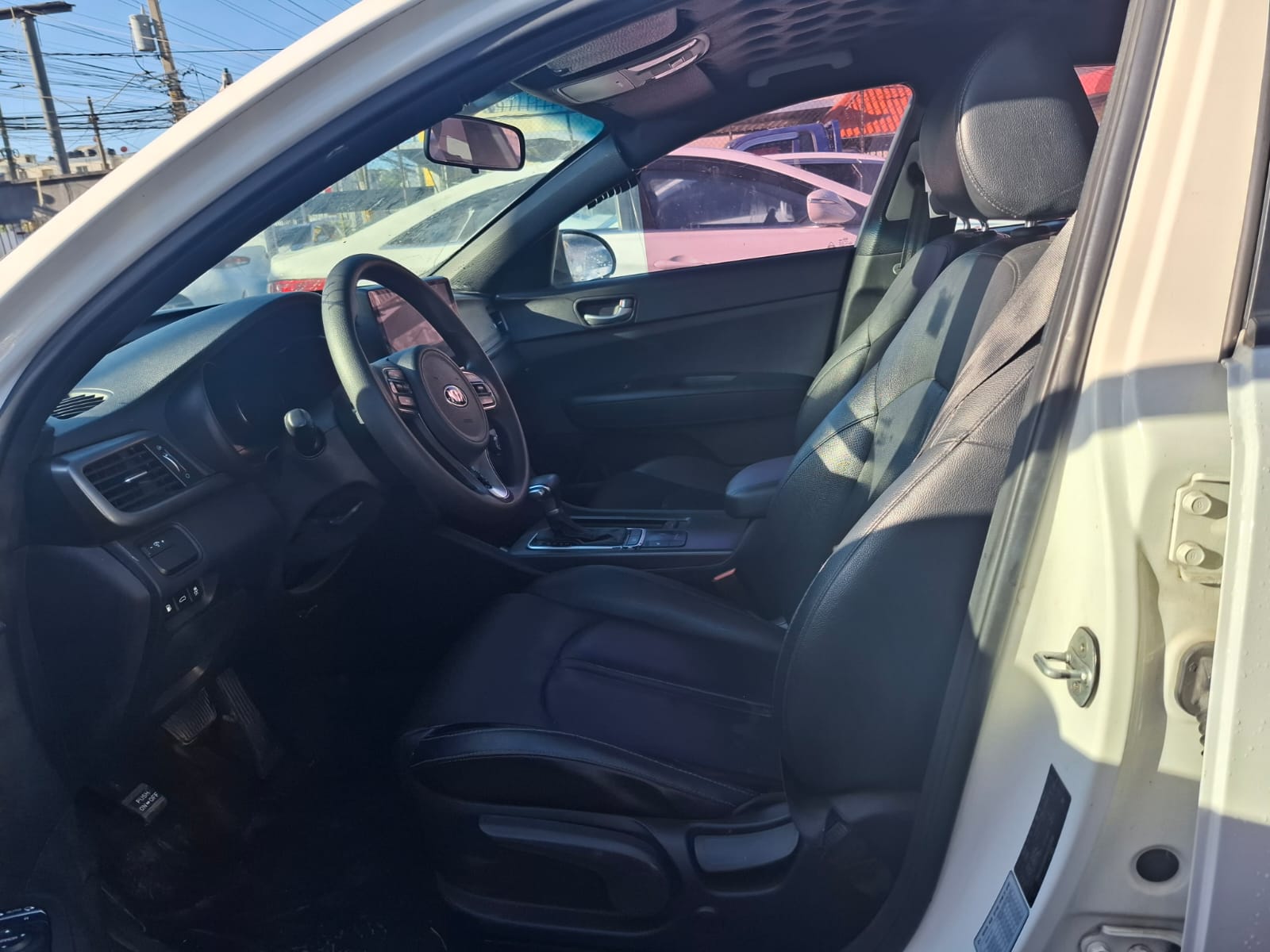 carros - Kia k-5 2017 blanco  4