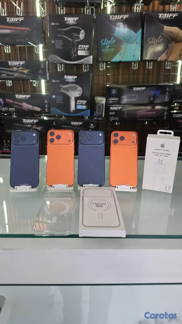 celulares y tabletas - iPhone 17 Pro Max 1TB (1000GB) Naranja y Azul Fact 2