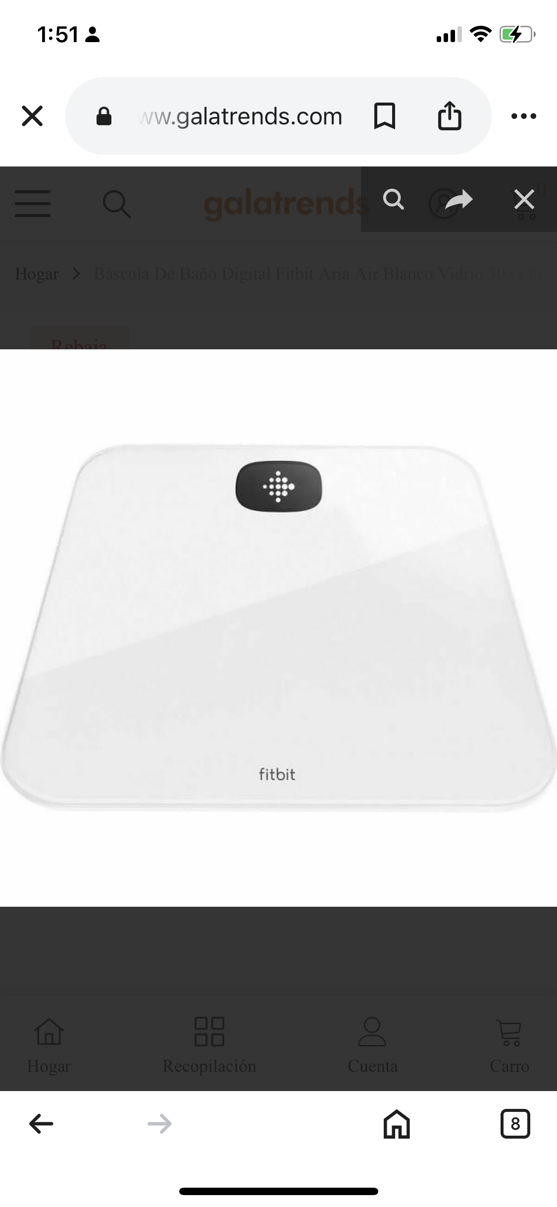 electrodomesticos - Peso digital fitbit  1