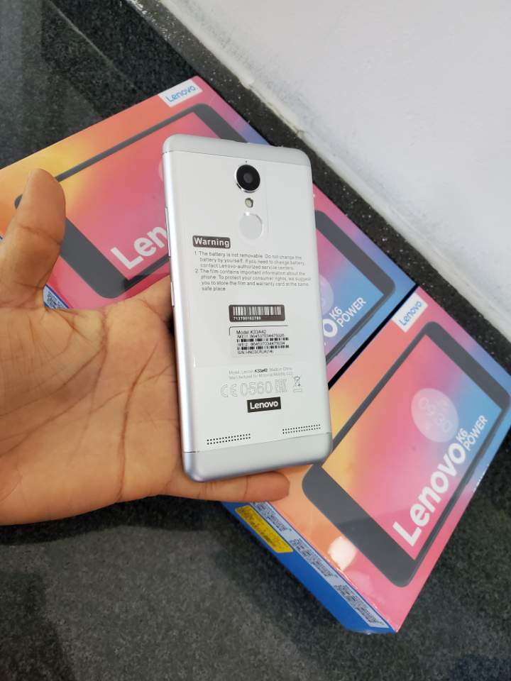 celulares y tabletas - LENOVO K6 POWER, CAMARA DE 13MP, 32GB, SELLADO EN SU CAJA