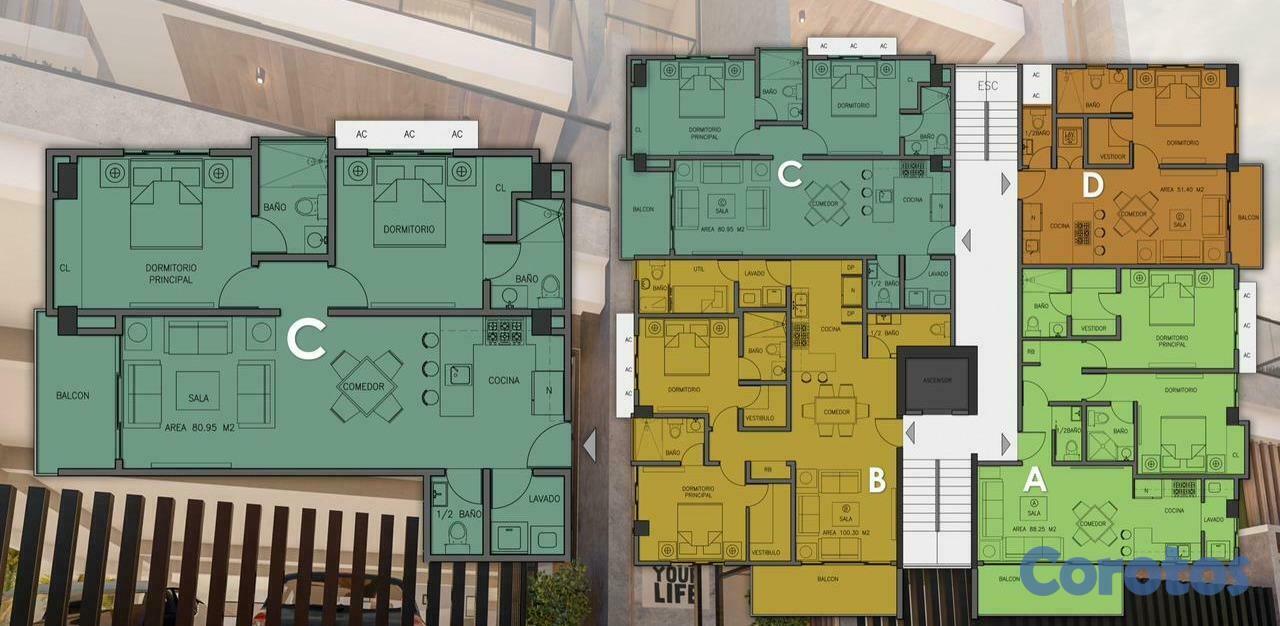 apartamentos - Proyecto de Apartamentos  Ubicado en Urbanización Real 8