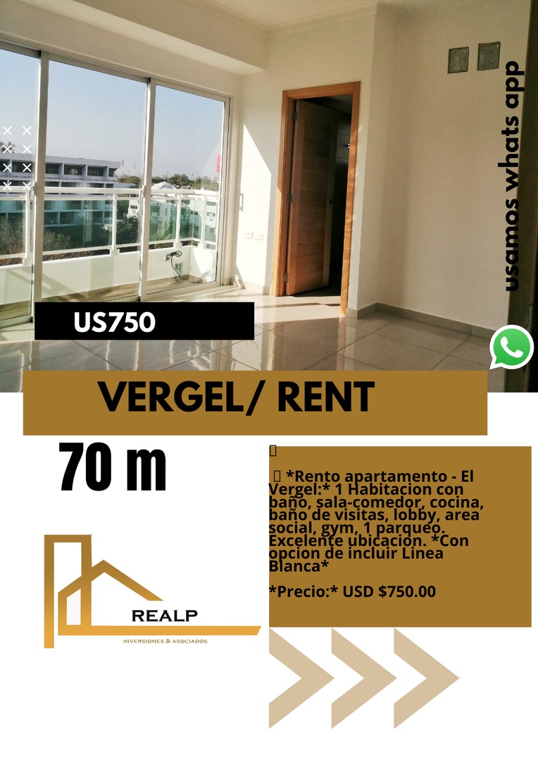 apartamentos - Apartamento en alquiler 