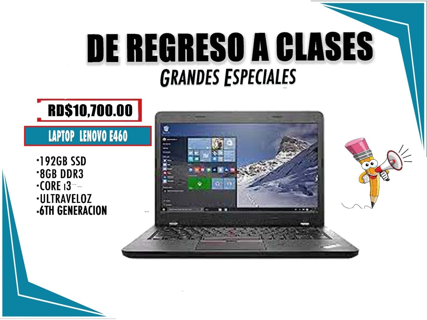 computadoras y laptops - Laptop Lenovo E460
