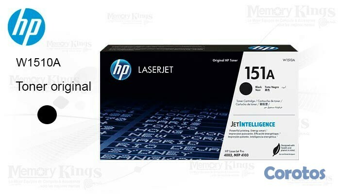 impresoras y scanners - TONER HP - 151A - W1510A - NEGRO 