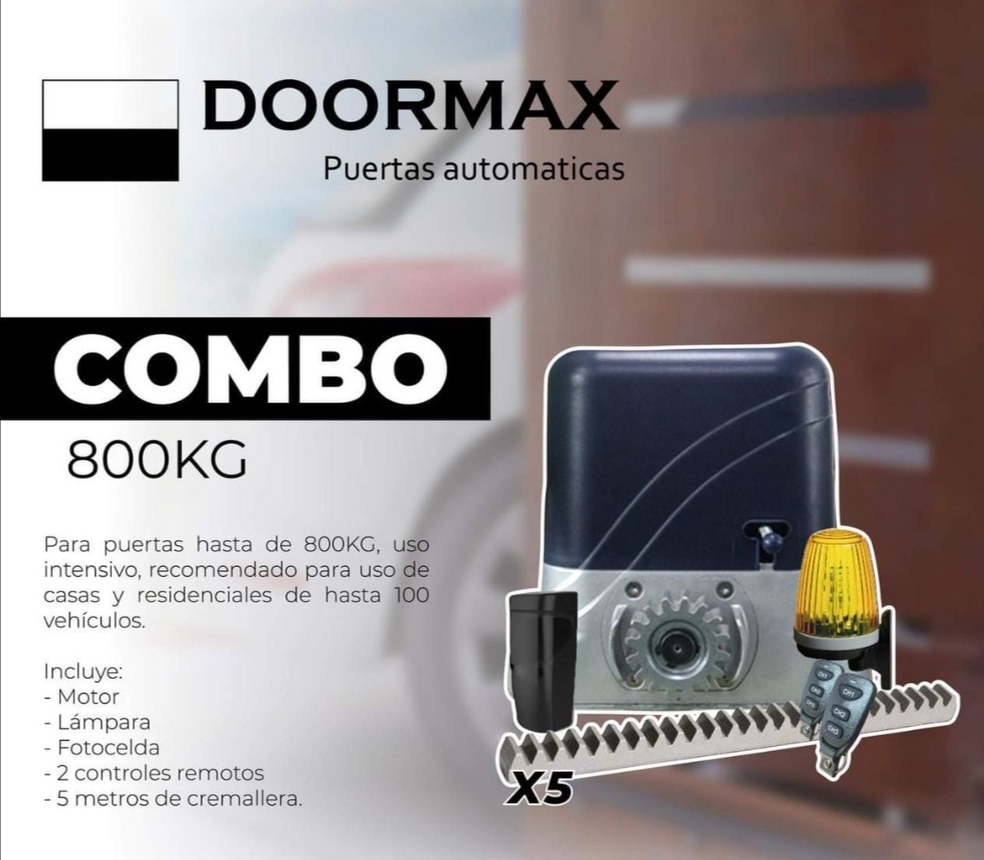 equipos profesionales - Motores para portones corredizos Doormax