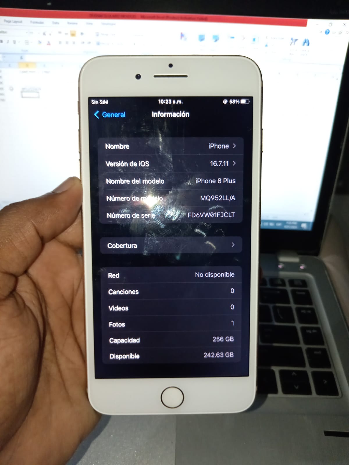 celulares y tabletas - IPHONE 8 PLUS 256GB 1