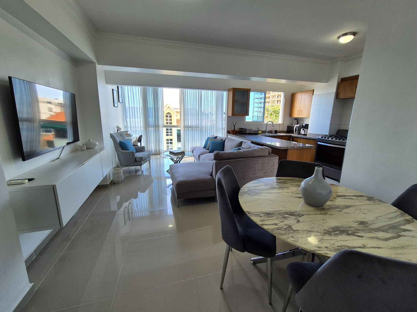 apartamentos - Apartamento Amueblado en Alquiler en Naco 0