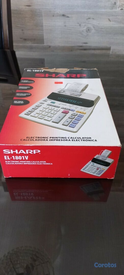 otros electronicos - Vendo Calculadora profesional Sharp mod. EL-1801V 4