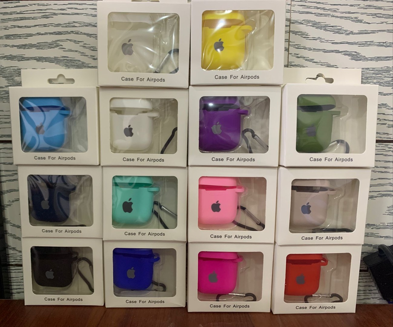 accesorios para electronica - Cover para audifonos inalambricos  AirPods 1ra & 2da generacion  2