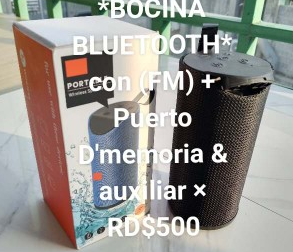 camaras y audio - Wireless *Bocina Bluetooth* 1