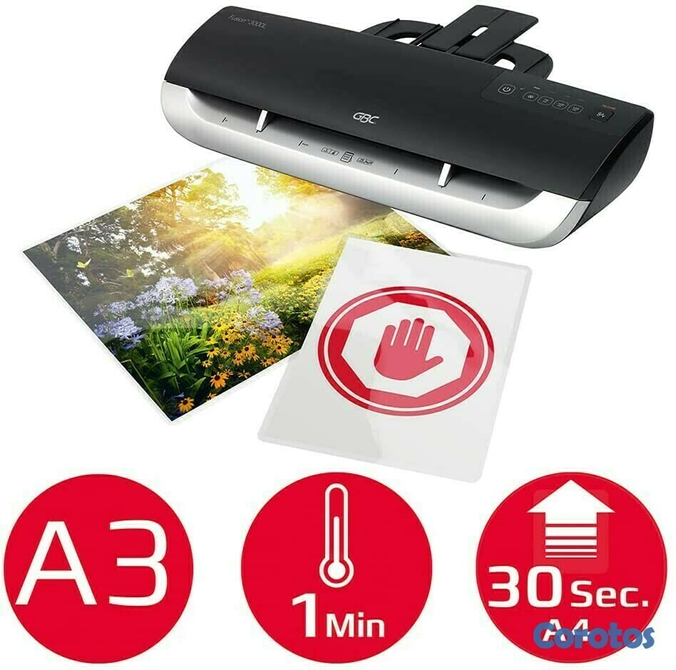 otros electronicos - PLASTIFICADORA PROFESIONAL GBC FUSION 3100L USA LAMINAS # ,3 5,7 2