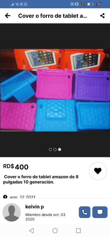 celulares y tabletas - Cover o forro de tablet amazon de 10, 8 y 7 pulgadas 1