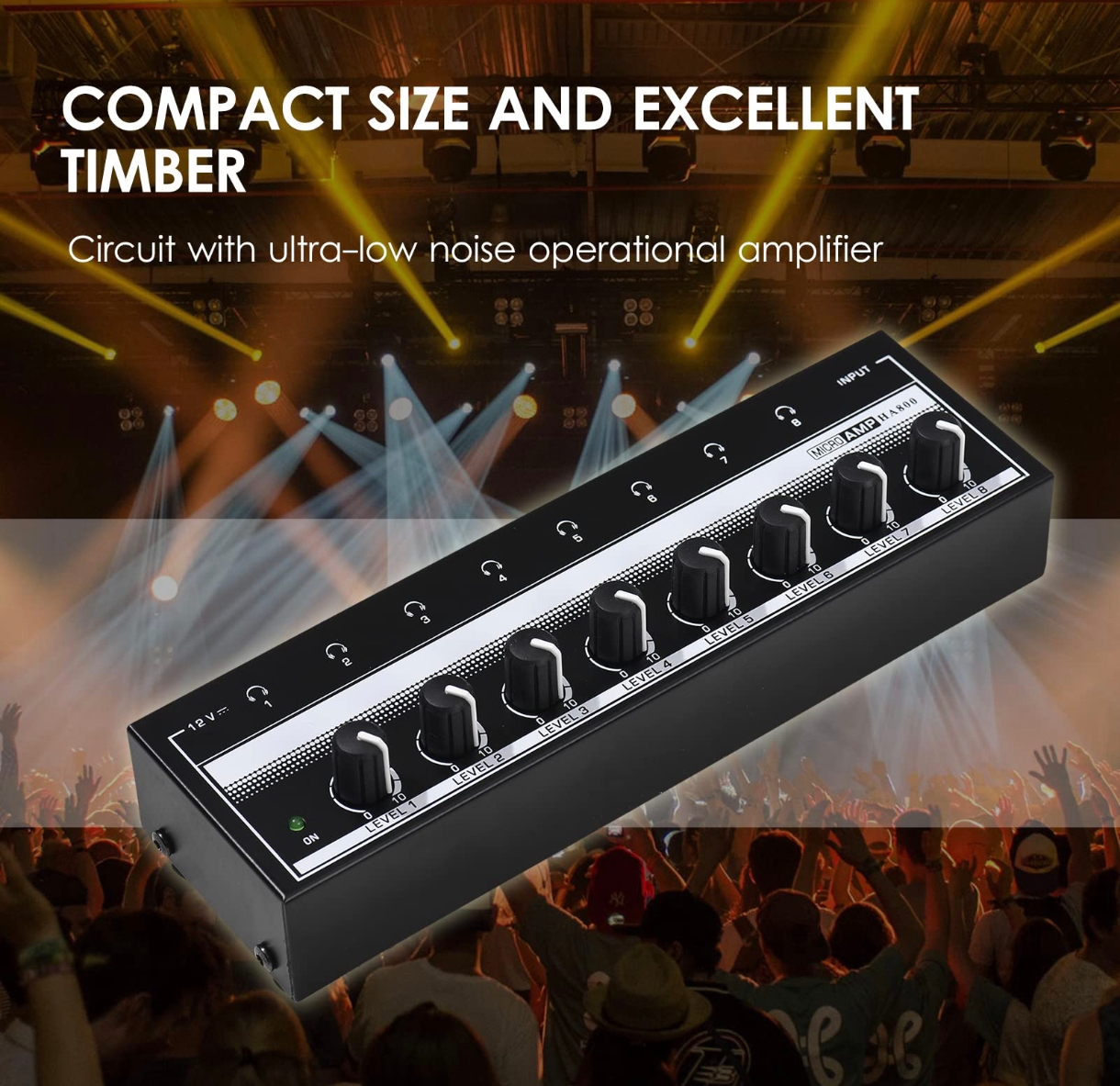 accesorios para electronica - Mini amplificador de auriculares HA-800 9