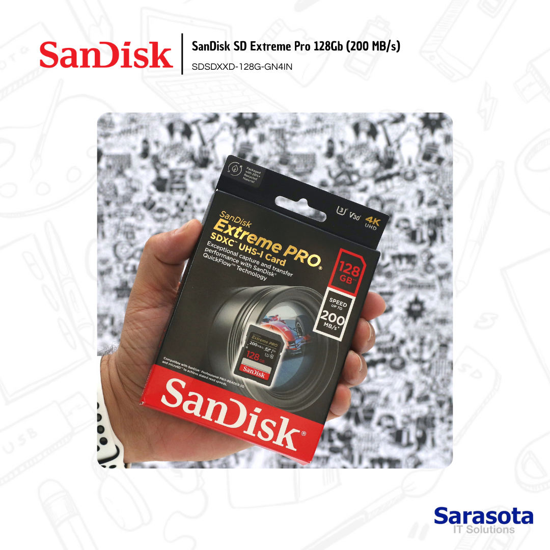 accesorios para electronica - Memoria SD 128Gb SanDisk Extreme Pro (200 MB/s) 1
