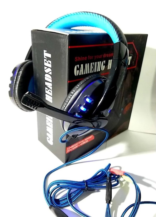 accesorios para electronica - Audifonos Gaming con microfono auriculares Gamer Jugar play 1