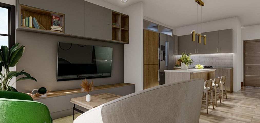 apartamentos - Proyecto en venta Punta Cana #24-1642 dos dormitorios, 2 parqueos cubiertos.
 3