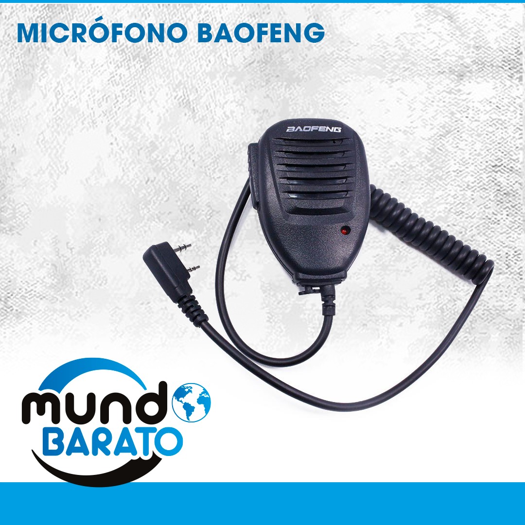otros electronicos - Altavoz Baofeng Microfono de Mano Walkie Talkie altavoz Radios de comunicacion