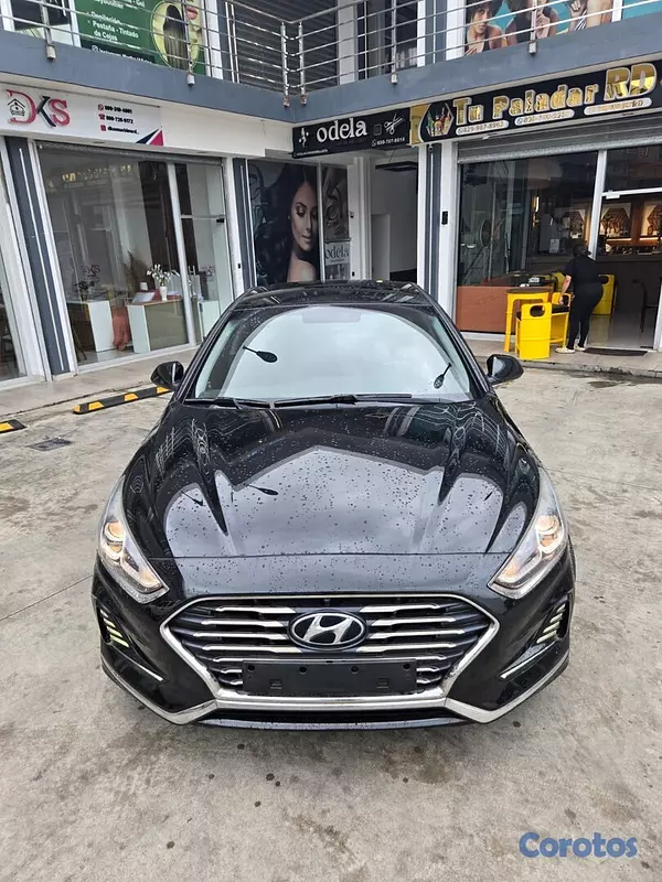 carros - HYUNDAI SONATA NEW RISE 2018 NEGRO GASOLINA 3