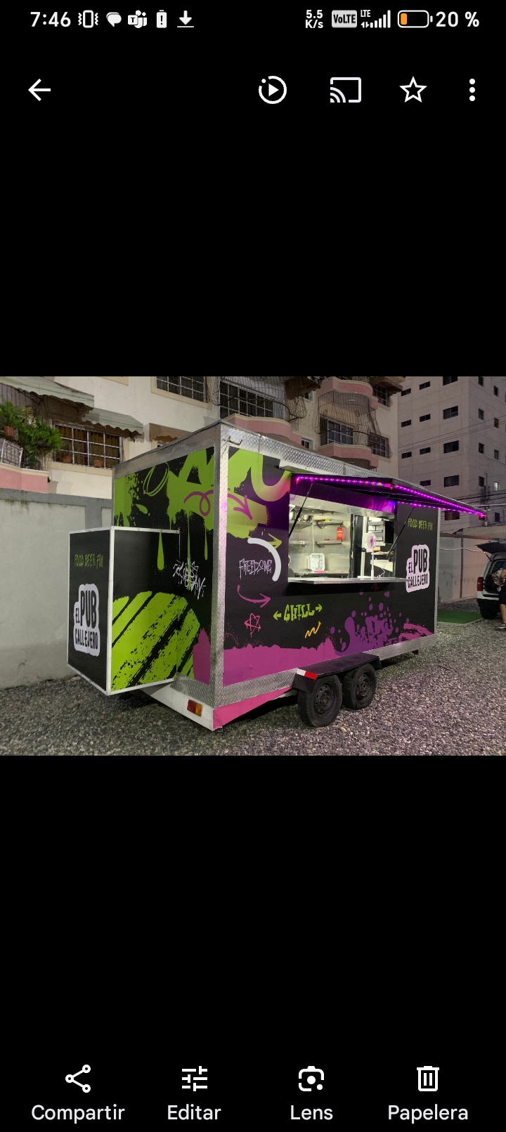 negocios en venta - Se vende Foodtruck equipado 13x7 pies 3