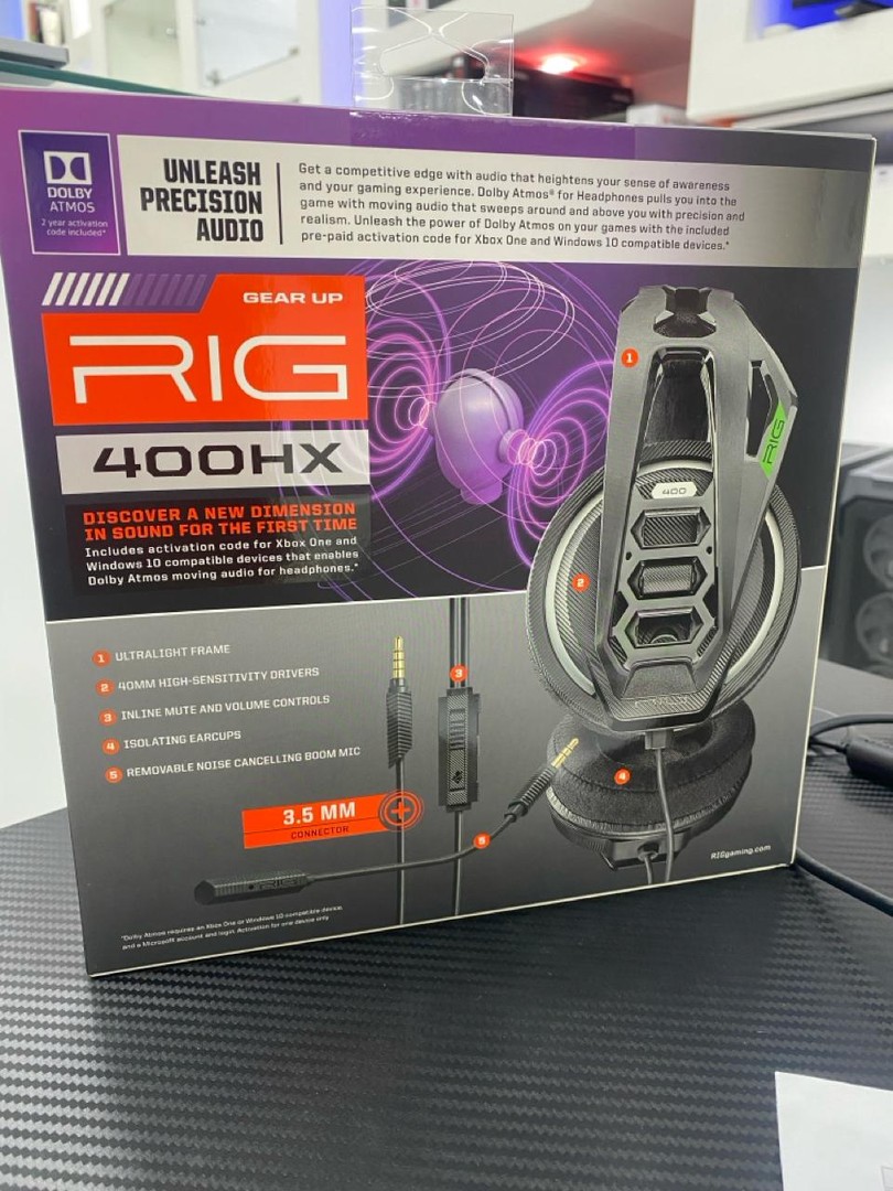 camaras y audio - Headset Rig RIG 400HX/Version XBOX  1