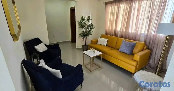 apartamentos - 6to piso amueblado con derecho azotea villa olga  4