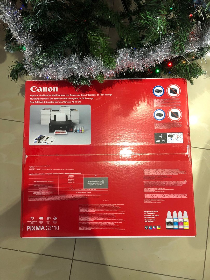 impresoras y scanners - Impresora Canon G3110 Multifuncional a Wifi Nueva y Sellada, Factura y Garantia 2