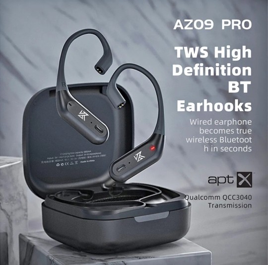 accesorios para electronica - Adaptador bluetooth KZ-AZ09 Propara auriculares IN-EARS. 5