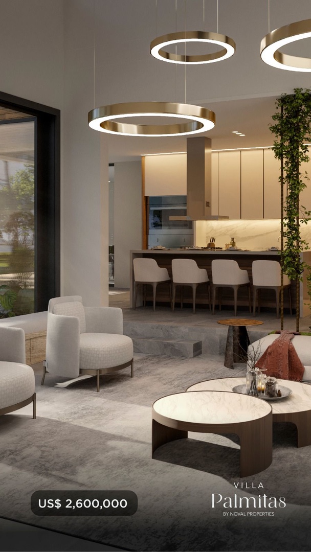 casas vacacionales y villas - Venta de Villa de lujo en cap Cana punta cana zona turística  3