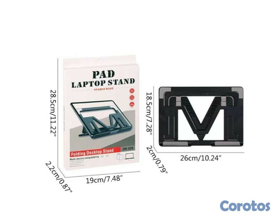 accesorios para electronica - Soporte de escritorio para laptop y tablet 5