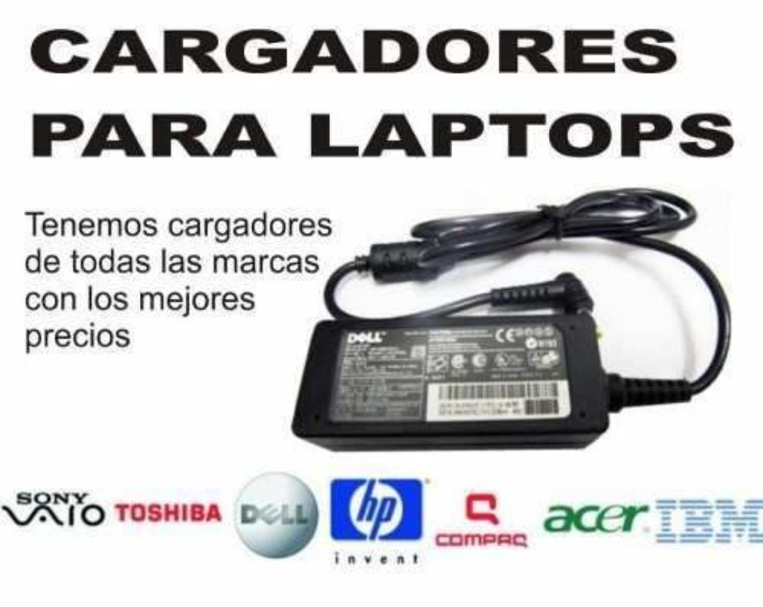 computadoras y laptops - CARGADORES ,FUENTES DE LAPTOP PARA TODO TIPOS DE LAPTOPS  2