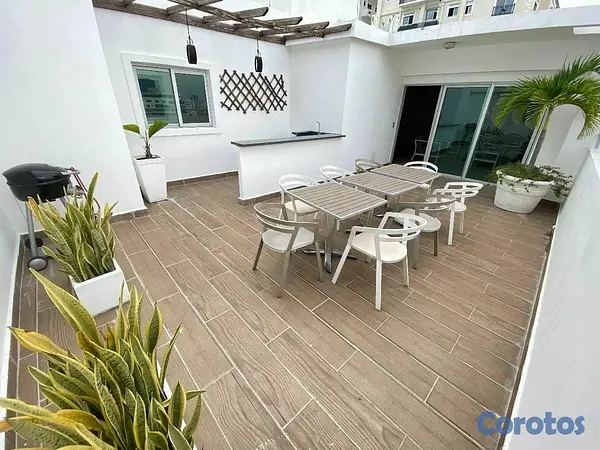 apartamentos - Apartamento Amueblado en Alquiler – Piantini 3
