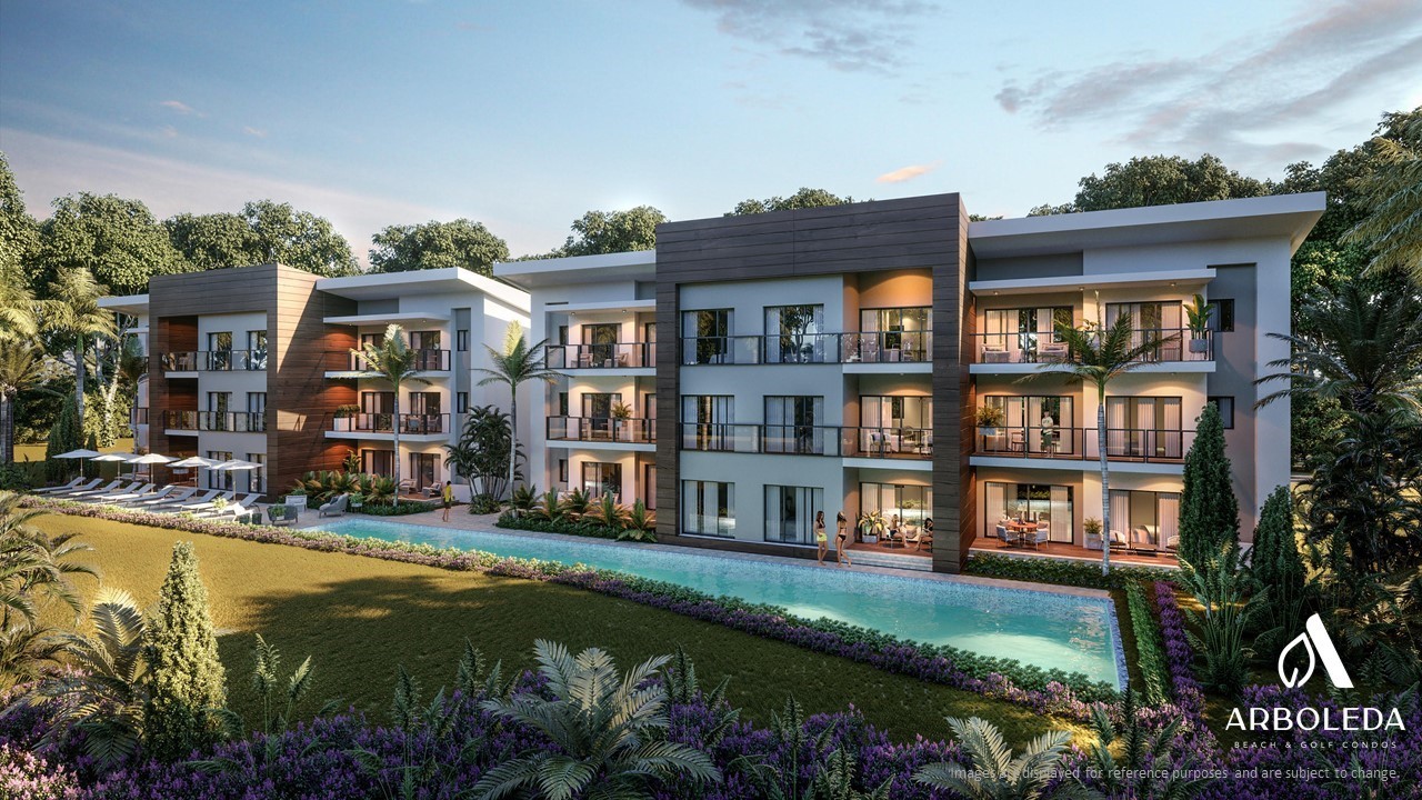 apartamentos - Apartamentos de 2 habitaciones con campo de golf en Punta Cana  Cocotal golf 