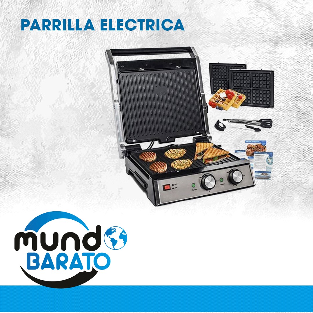 electrodomesticos - Tostadora Parrillera GRANDE waflera panini sandwiches hamburquesa grilled 