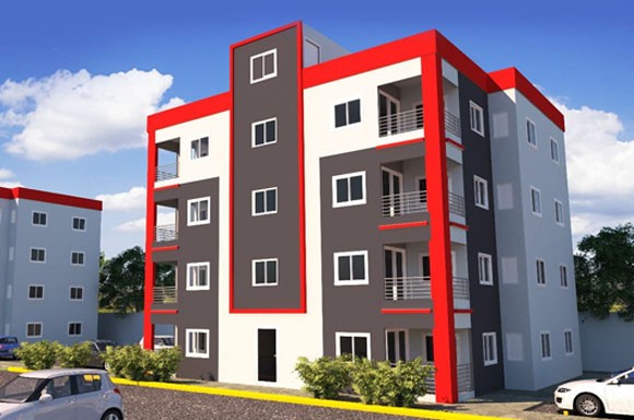 apartamentos - Vendo nuevo de 3 hab. 83 mt2, en 3.3 millones Bajos de Haina