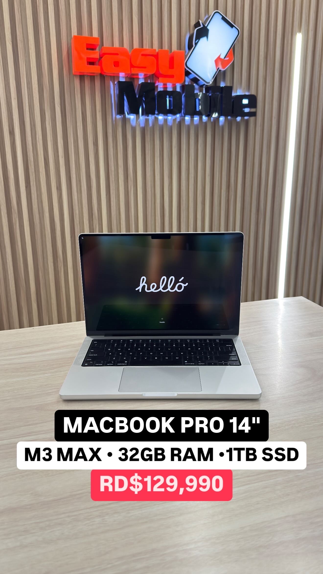 computadoras y laptops - MACBOOK PRO 14'' M3 MAX 32GB RAM 1TB SSD 