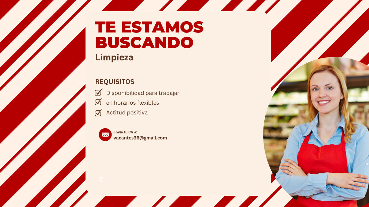 empleos disponibles - Limpieza