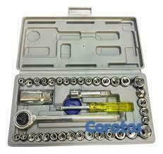 herramientas, jardines y exterior -  Juego Completo de Llaves de Tubo de 40 Piezas – ¡ 1